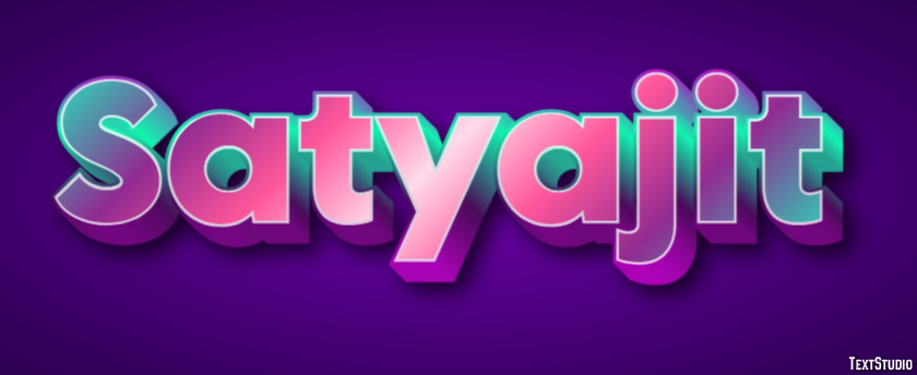 Satyajit Text Effect
