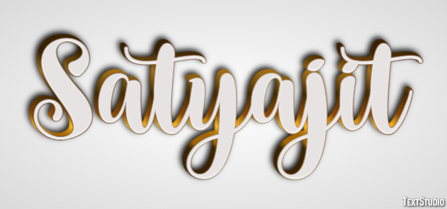 Satyajit Text Effect
