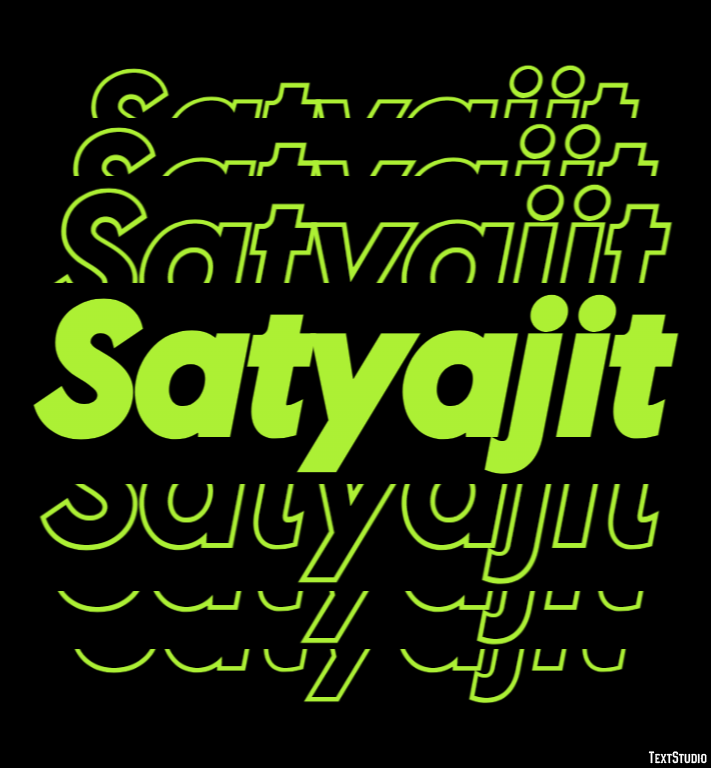 Satyajit Text Effect