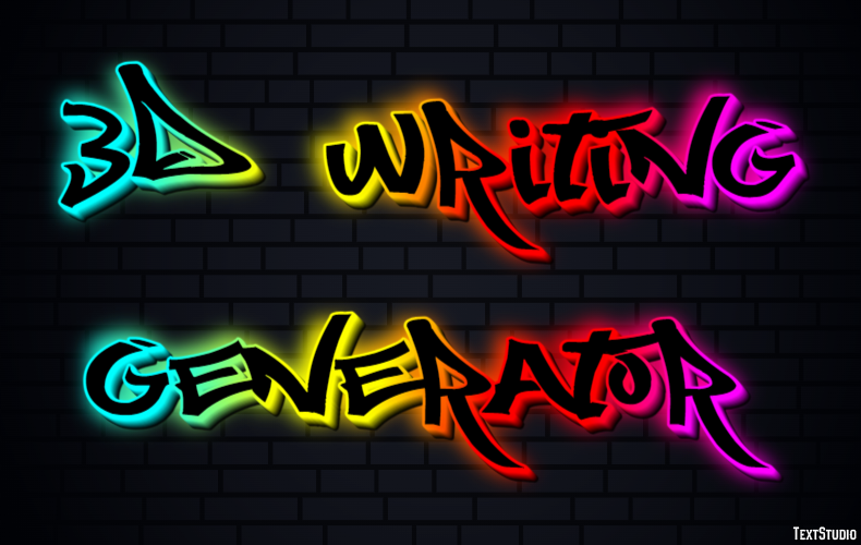 3d Writing Generator Texteffekt