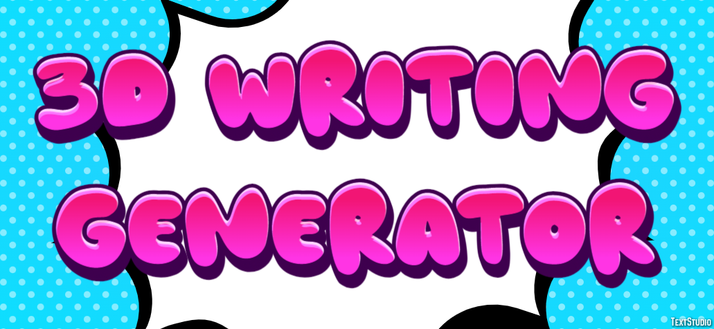 3d Writing Generator Texteffekt