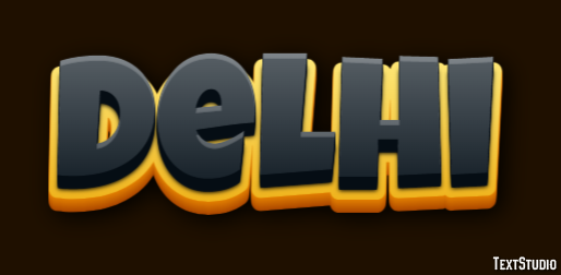 Delhi テキスト効果