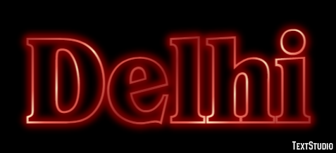 Delhi テキスト効果