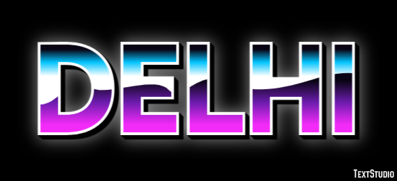 Delhi テキスト効果