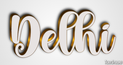 Delhi Effetto testo