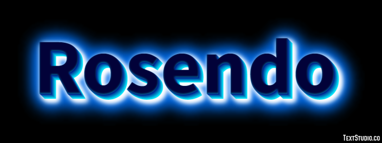 Rosendo Efecto de Texto