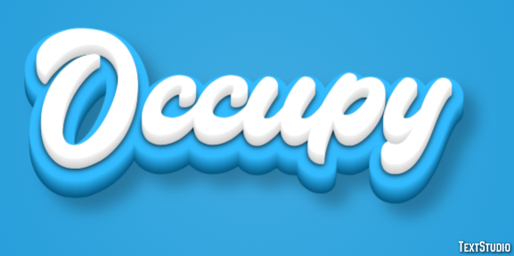 Occupy Text Effect