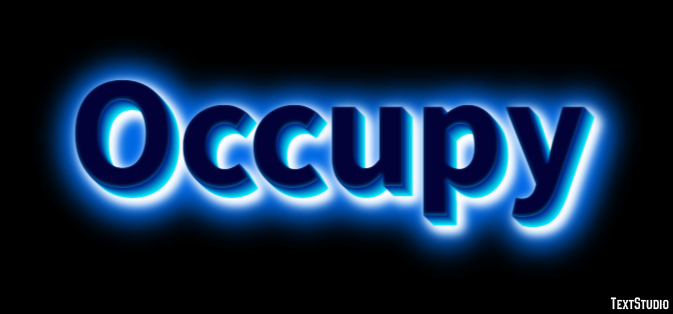 Occupy Text Effect