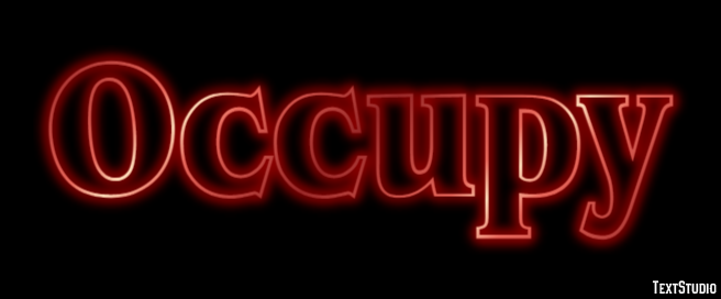 Occupy Text Effect