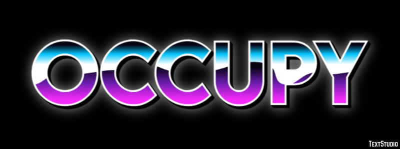 Occupy Efecto de Texto