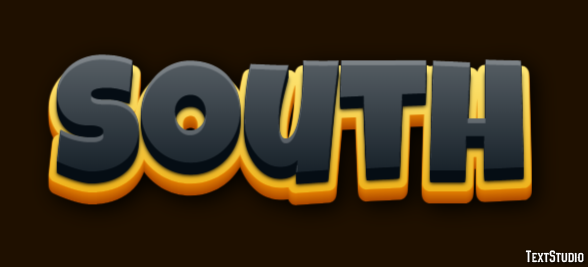 South Text Effect