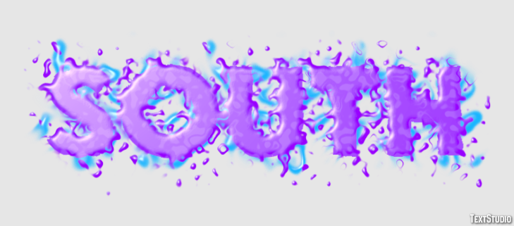 South Text Effect