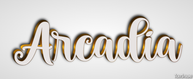 Arcadia Text Effect