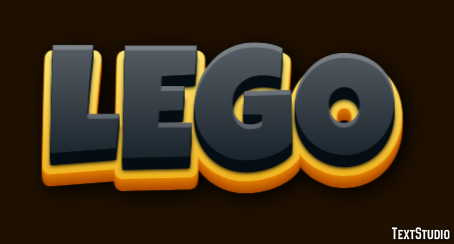 LEGO Эффект текста