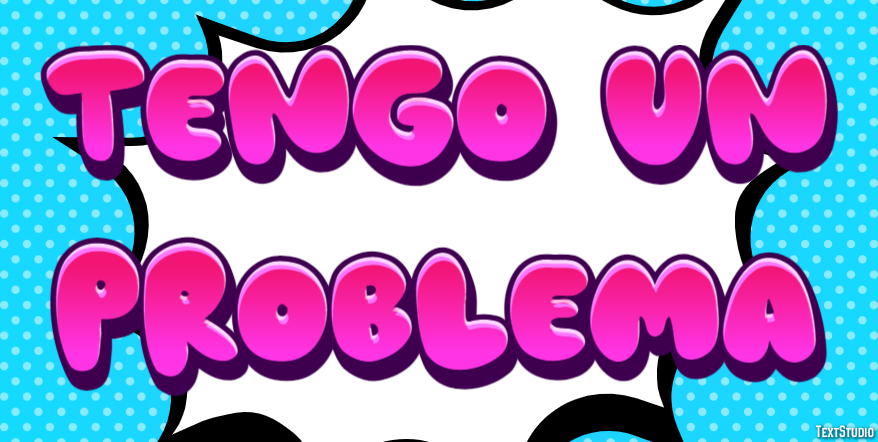 Tengo un problema Effetto testo