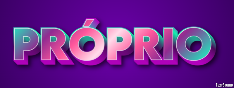 Próprio Efeito de texto