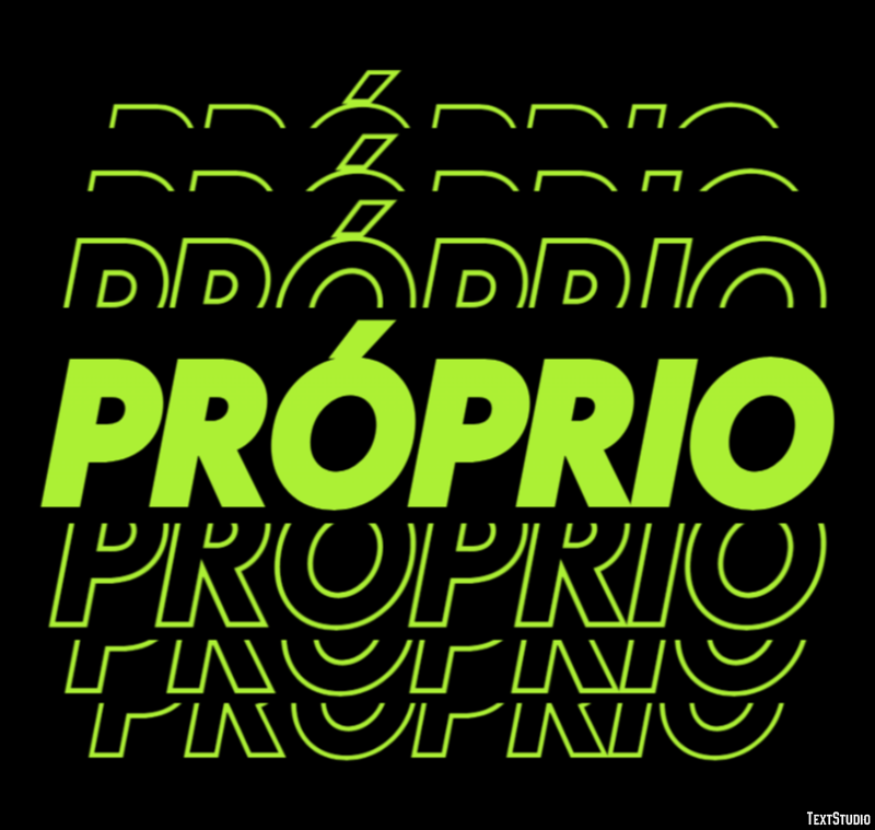 Próprio Efeito de texto