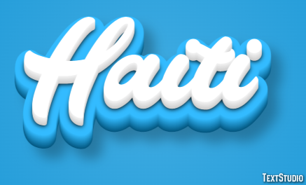 Haiti Text effect