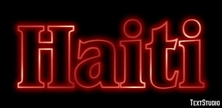 Haiti テキスト効果