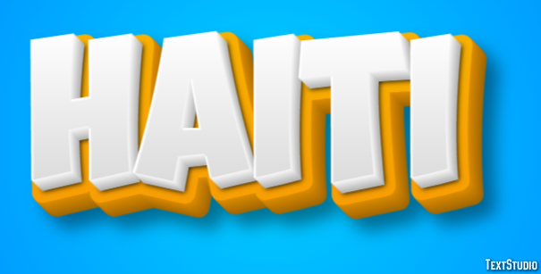 Haiti Text effect