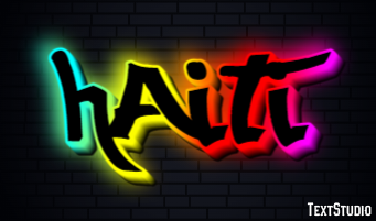 Haiti Texteffekt