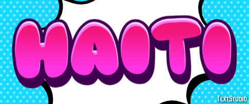 Haiti Text effect