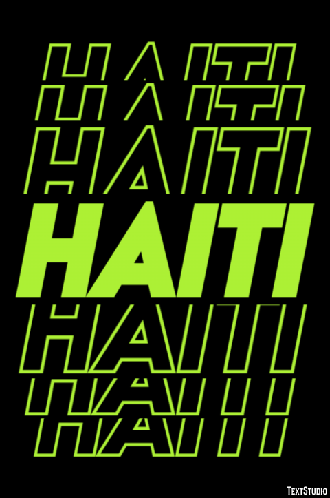 Haiti Text effect