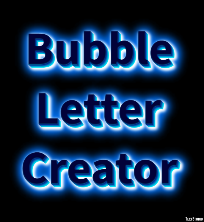 Bubble Letter Creator Text effect