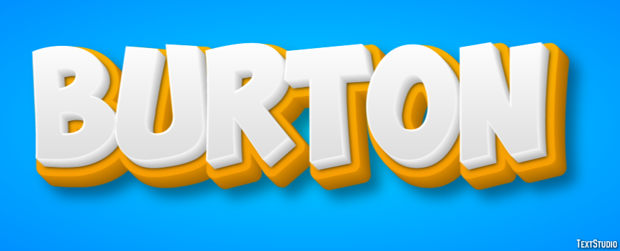 Burton Text Effect
