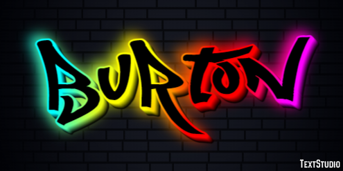 Burton Text Effect