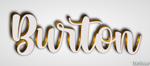 Burton Text Effect
