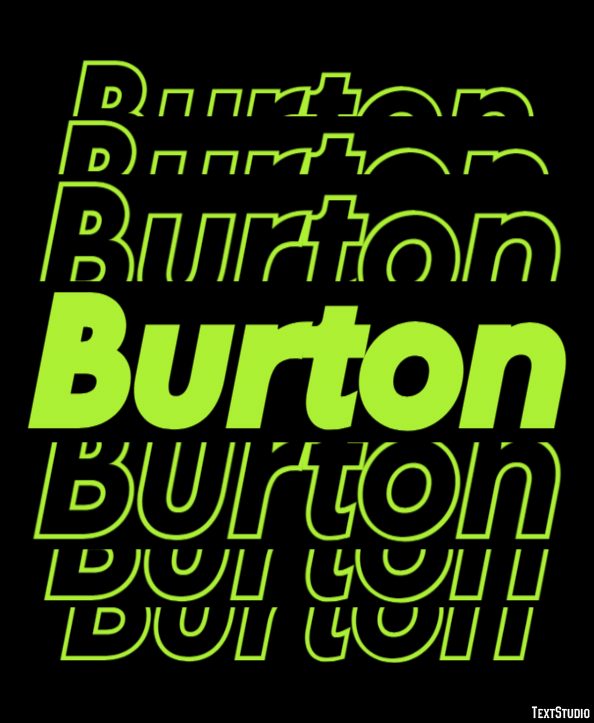Burton Efekt tekstowy