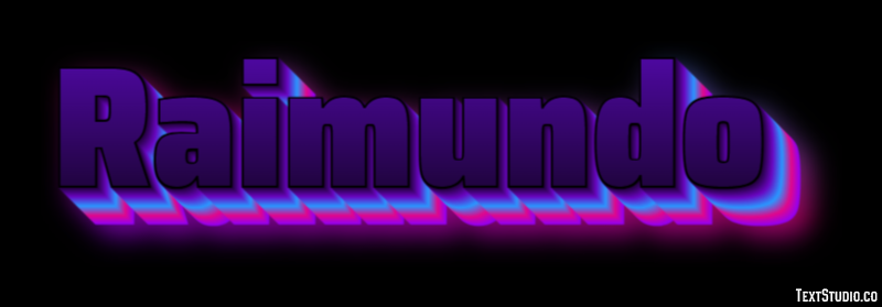 Raimundo Efecto de texto