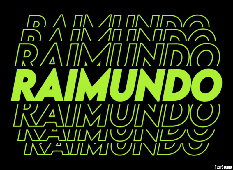 Raimundo Efecto de Texto