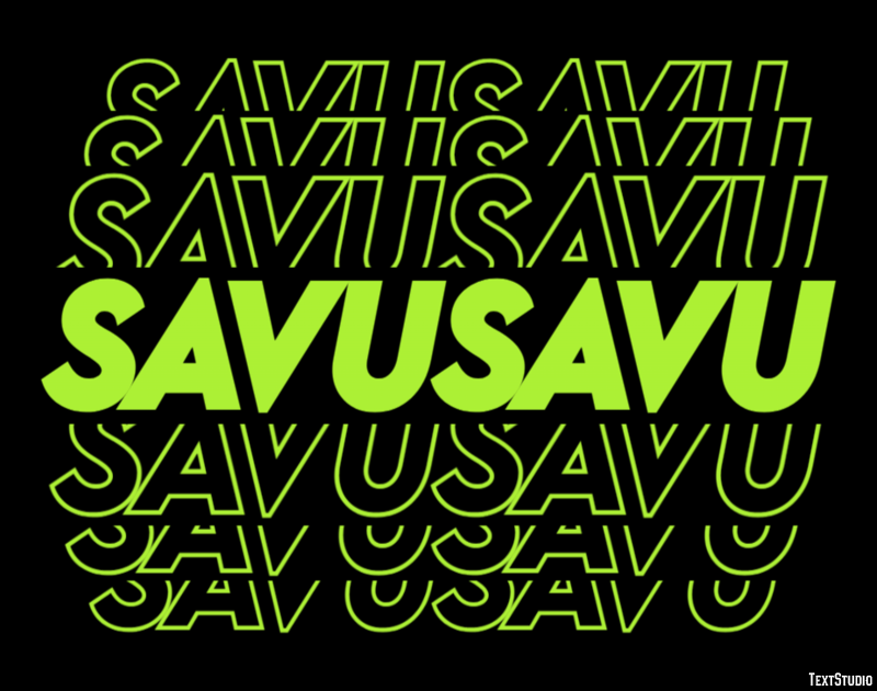 Savusavu Efekt tekstowy