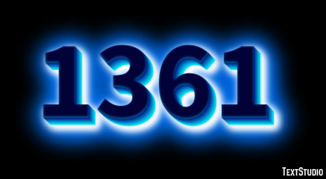 1361 Tekst effect
