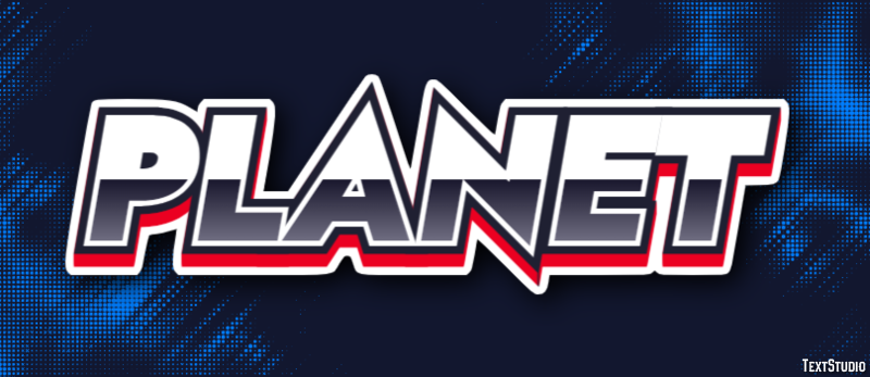 Planet Text Effect