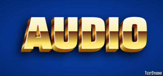 Audio Text Effect