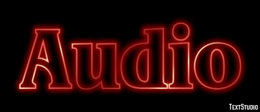 Audio Text Effect