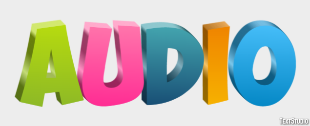 Audio Text Effect