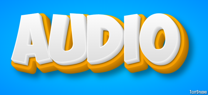 Audio Text effect