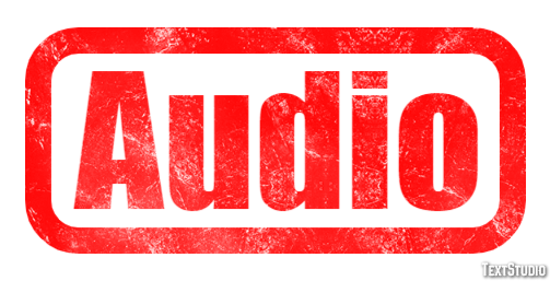 Audio Text effect