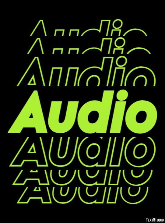 Audio Text Effect