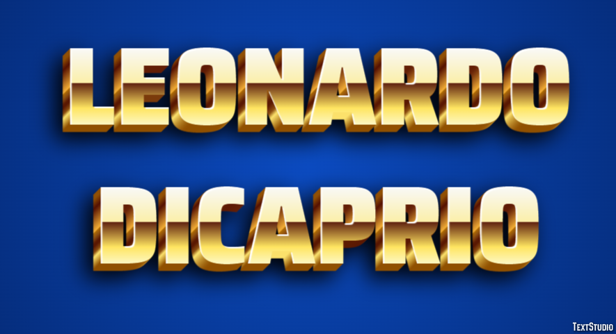 Leonardo DiCaprio Efeito do texto