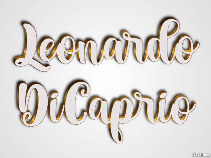 Leonardo DiCaprio Efeito do texto