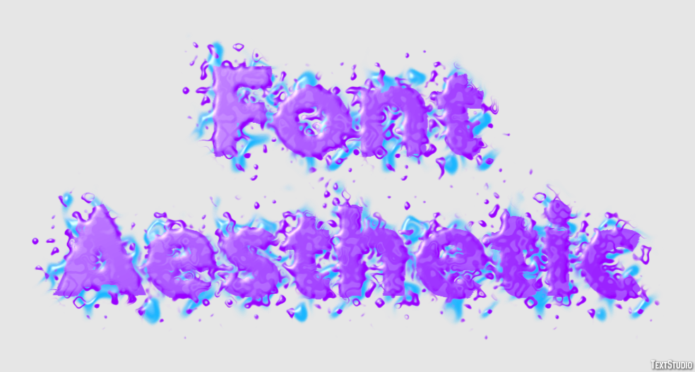Font Aesthetic テキスト効果