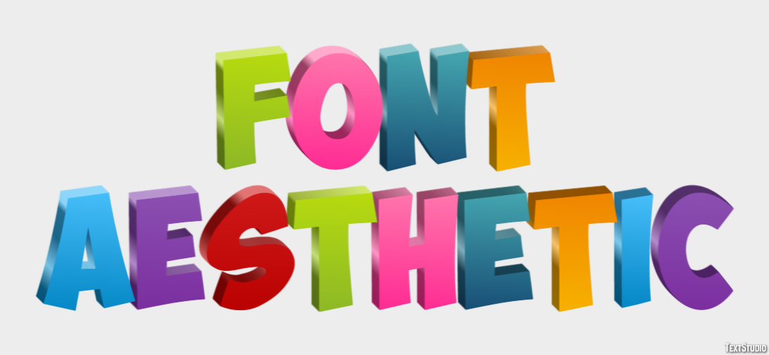 Font Aesthetic テキスト効果