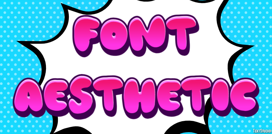 Font Aesthetic テキスト効果