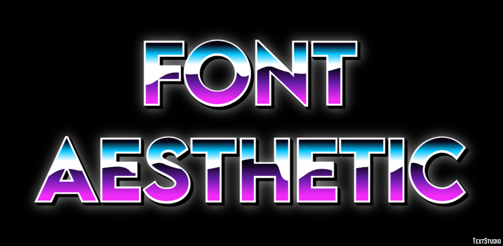Font Aesthetic テキスト効果