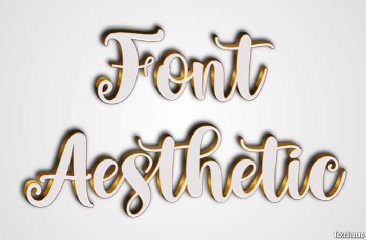 Font Aesthetic テキスト効果